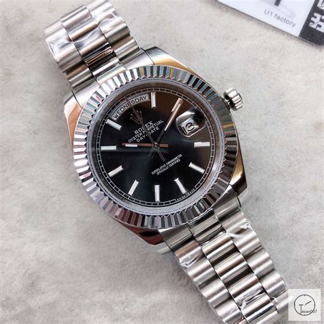 rolex daydate steel